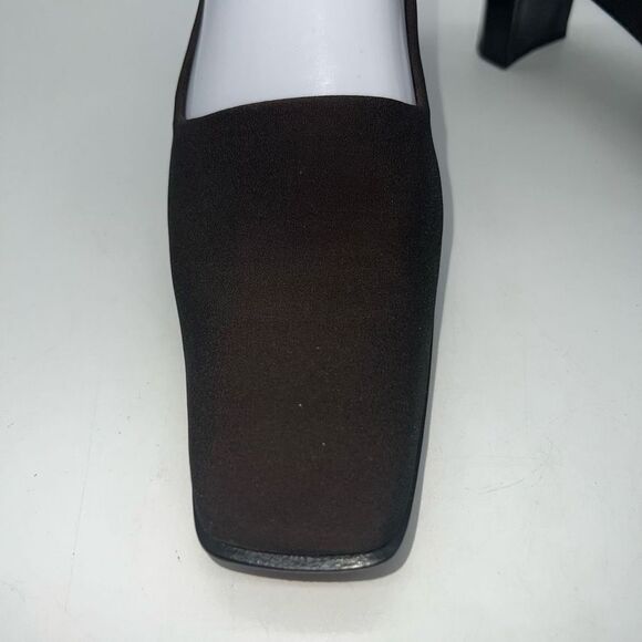 Stuart Weitzman Pumps Brown Fabric,  Block Heel, Women’s Sz 8AA - Picture 2 of 12